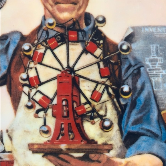 Norman Rockwell “The Inventor” - Picture 3 of 7